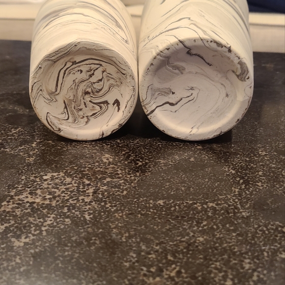 Hand Crafted Ceramic Pottery Matching Vases - Picture 3 of 3